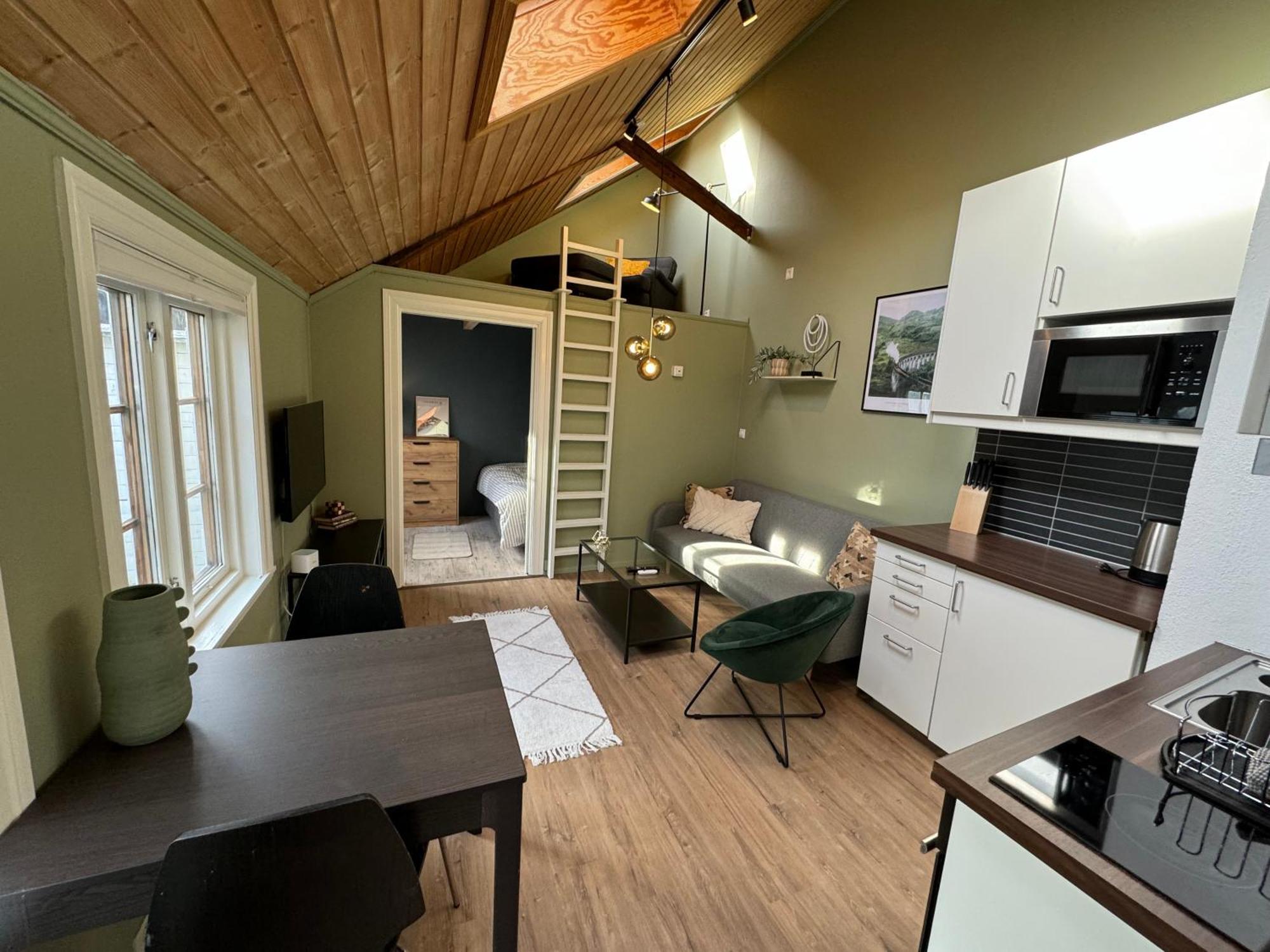Cozy Backyard Apartment Trondheim Exterior photo